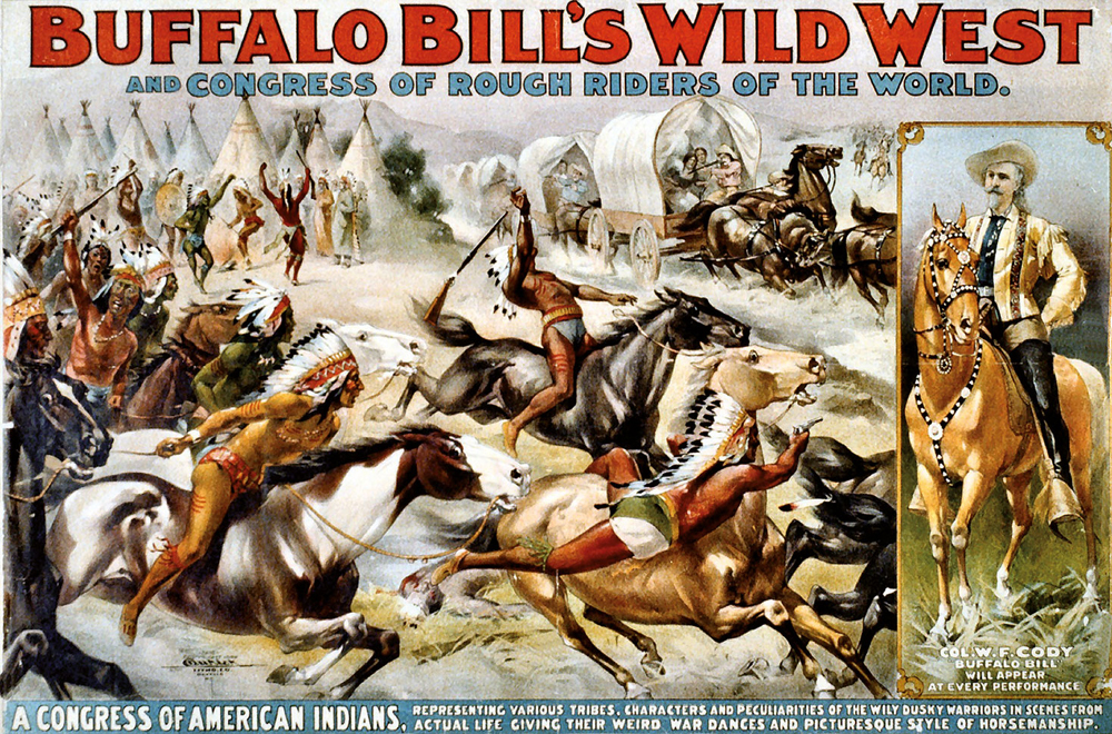 Buffalo Billen ikuskizunaren kartela. (Irudia: Rock Island Auction)